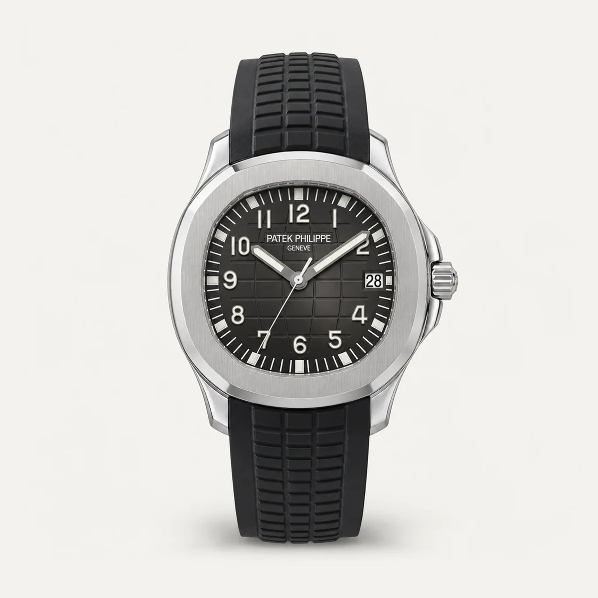 Patek Philippe Aquanaut 5165A، ميناء أسود · ستيل — صورة توضيحية وليست صورة للقطعة
