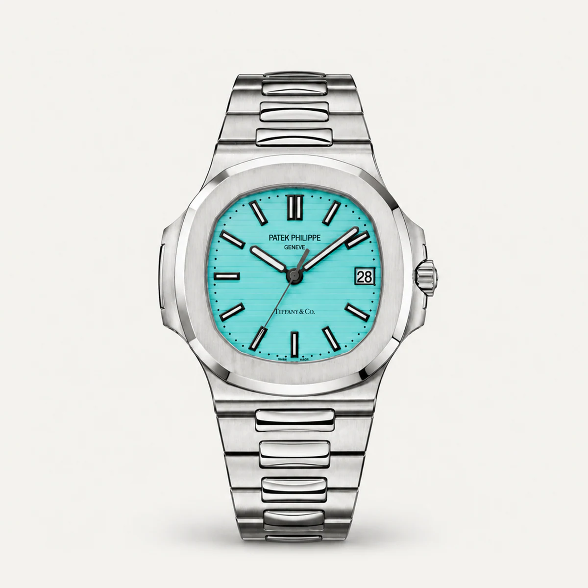 Patek Philippe Nautilus 5711/1A، ميناء فيروزي · ستيل — صورة توضيحية وليست صورة للقطعة